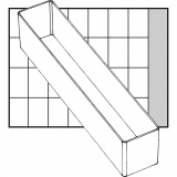 Einsetz-Box, A9-4, H 47 mm, Größe 218x39 mm, 1 Stk