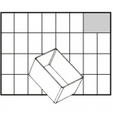 Einsetz-Box, A8-1, H 47 mm, Größe 79x55 mm, 1 Stk