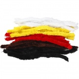Chenilledraht, L 40 cm, Dicke 30 mm, Sortierte Farben, 48 Stk/ 1 Pck