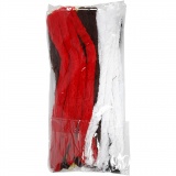 Chenilledraht, L 40 cm, Dicke 30 mm, Sortierte Farben, 48 Stk/ 1 Pck