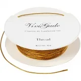 Kordel, Dicke 0,5 mm, Gold, 10 m/ 1 Rolle