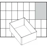 Einsetz-Box, Nr. A7-1, H 47 mm, Größe 109x79 mm, 1 Stk