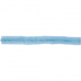 Chenilledraht, L 30 cm, Dicke 15 mm, Blau, 15 Stk/ 1 Pck