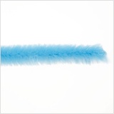 Chenilledraht, L 30 cm, Dicke 15 mm, Blau, 15 Stk/ 1 Pck