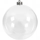 Deko-Kugeln, D 13,6 cm, Transparent, 1 Stk