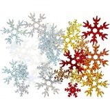 Pailletten - Sortiment, Größe 25+45 mm, Sortierte Farben, 250 g/ 1 Pck