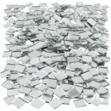 Spiegelmosaik, Größe 10x10 mm, Dicke 2 mm, 500 Stk/ 1 Pck