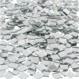 Spiegelmosaik, Größe 10x10 mm, Dicke 2 mm, 500 Stk/ 1 Pck
