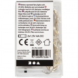 LED Lichterkette, L 3,15 M, Silber, 1 Stk