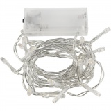 LED-Lichterkette, L 3,15 M, Transparent, 1 Stk