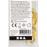 LED Lichterkette, L 3,15 M, Gold, 1 Stk