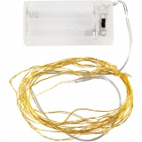 LED Lichterkette, L 3,15 M, Gold, 1 Stk
