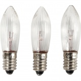 LED-Lämpchen, H 45 mm, D 15 mm, 3 Stk/ 1 Pck