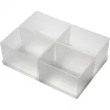 Einsetz-Box, Nr. BA7-1, H 80 mm, Größe 109x79 mm, 4 Stk/ 1 Pck