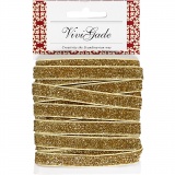 Zierband, B 10 mm, Gold, 5 m/ 1 Rolle