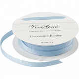 Zierband, B 6 mm, Hellblau, 15 m/ 1 Rolle