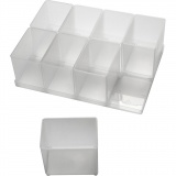 Einsetz-Box, BA8-1, H 80 mm, Größe 79x55 mm, 8 Stk/ 1 Pck