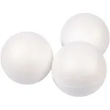 Styropor-Kugeln, D 10 cm, Weiß, 25 Stk/ 1 Pck