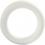 Ring, Größe 12 cm, Dicke 20 mm, Weiß, 1 Stk