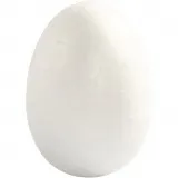 Styropor-Eier, H 4,8 cm, Weiß, 100 Stk/ 1 Pck