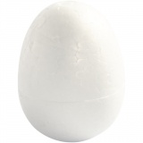 Styropor-Eier, H 7 cm, Weiß, 5 Stk/ 1 Pck