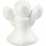 Styropor-Engel, H 6 cm, Weiß, 5 Stk/ 1 Pck