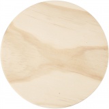 Garderobe, Runde Platte, T 4,5 cm, D 15 cm, 1 Stk