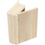 Holzbox in Buchform, Größe 14x9x4 cm, 1 Stk