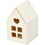 Schubladenhaus, H 10,8 cm, T 6,8 cm, B 6,8 cm, 1 Stk