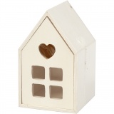 Schubladenhaus, H 10,8 cm, T 6,8 cm, B 6,8 cm, 1 Stk