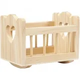 Wiege, L 8 cm, B 5,5 cm, 1 Stk