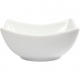 Schale, H 4,5 cm, D 10 cm, Weiß, 12 Stk/ 1 Pck
