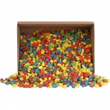 Mosaiksteine, Größe 8-10 mm, Dicke 5 mm, Kräftige Farben, 2 kg/ 1 Pck