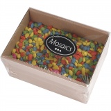 Mosaiksteine, Größe 8-10 mm, Dicke 5 mm, Kräftige Farben, 2 kg/ 1 Pck