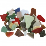 Mosaiksteine, Größe 15-60 mm, Dicke 5 mm, Inhalt kann variieren , Sortierte Farben, 2 kg/ 1 Pck