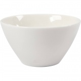 Müslischale, H 7 cm, D 12,5 cm, Weiß, 20 Stk/ 1 Pck