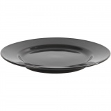 Beistellteller, D 19 cm, Schwarz, 6 Stk/ 1 Pck