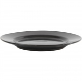 Beistellteller, D 19 cm, Schwarz, 6 Stk/ 1 Pck