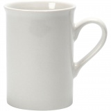 Becher, H 10 cm, D 7,4 cm, 245 ml, Weiß, 1 Stk