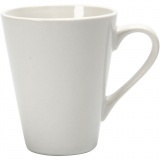 Becher, H 10 cm, D 5-8 cm, 250 ml, Weiß, 12 Stk/ 1 Pck