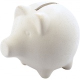 Sparschwein, H 9 cm, L 11 cm, 10 Stk/ 1 Pck