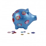 Sparschwein, H 9 cm, L 11 cm, 10 Stk/ 1 Pck