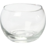 Kerzenglas, H 7 cm, D 8 cm, 12 Stk/ 1 Box