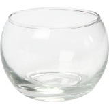 Kerzenglas, H 7 cm, D 8 cm, 12 Stk/ 1 Pck