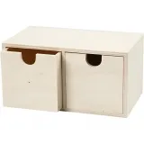 Schubladenbox, Größe 9,2x17,7 cm, 1 Stk