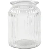 Glasgefäß, H 14,5 cm, D 11 cm, Lochgröße 7 cm, 6 Stk/ 1 Pck