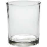 Teelichtglas, H 8,4 cm, D 7 cm, 240 ml, 12 Stk/ 1 Box