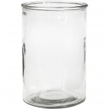Kerzenglas, H 14,5 cm, D 10 cm, 6 Stk/ 1 Box