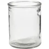 Kerzenglas, H 9,8 cm, D 8 cm, 6 Stk/ 1 Pck