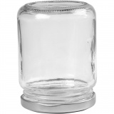 Aufbewahrungsglas, H 9,1 cm, D 6,8 cm, 240 ml, Transparent, 12 Stk/ 1 Box